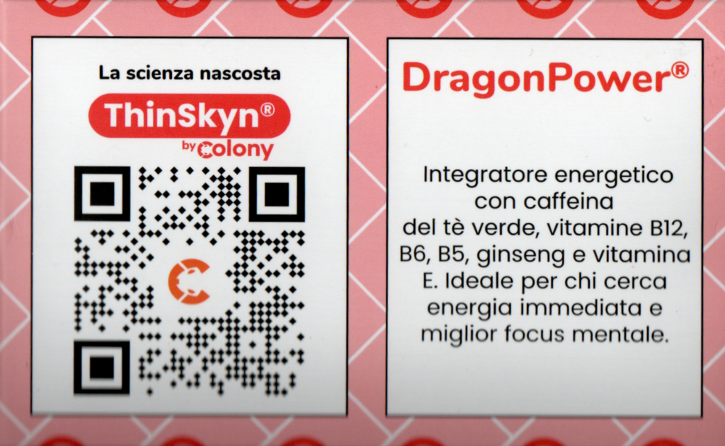 modalità di assunzione dragonpower, oral strip thinskyn di colony global